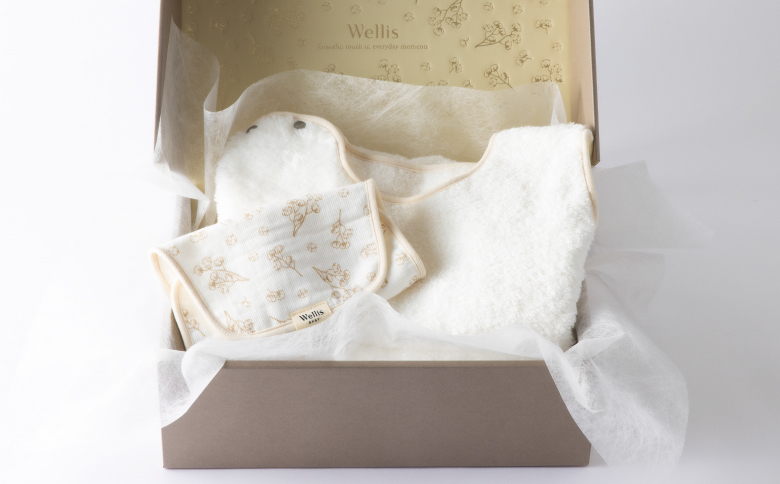 Wellis BABY【大切なお子様を優しく包む】 ギフトセットSweet Dream Box（009_5214）