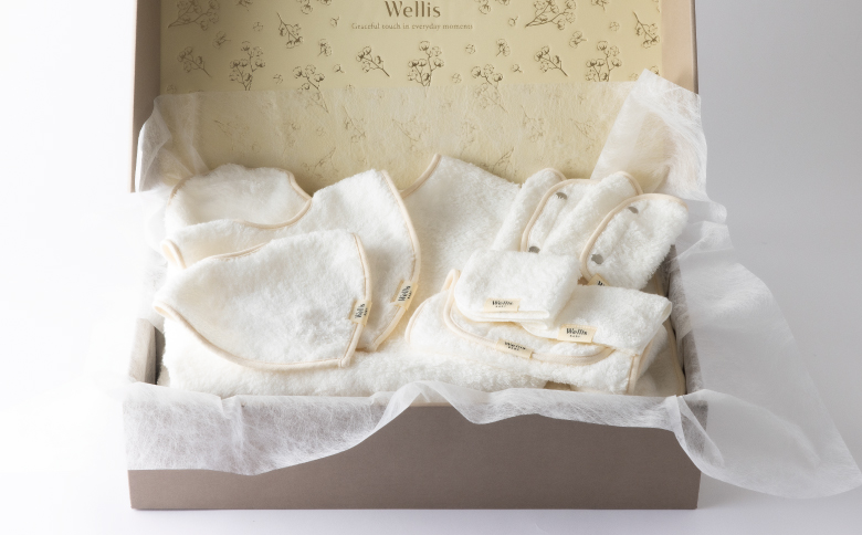 Wellis BABY【大切なお子様を優しく包む】 ギフトセットALL in Box（009_5215）