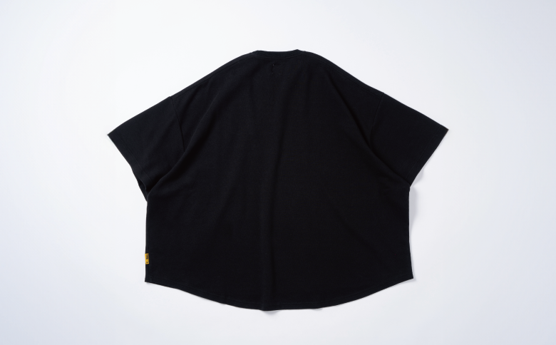 橘織物　SHORT-SLEEVED T-SHIRT Black （009_5226）