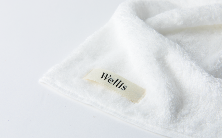 Wellis【極上の肌心地】ウォッシュタオル4枚　ギフトセット　ナチュラルホワイト（009_5043_01）