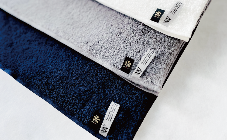 【高級ピマコットンを使用】フェイスタオル2枚　W premier plus(009_5071)