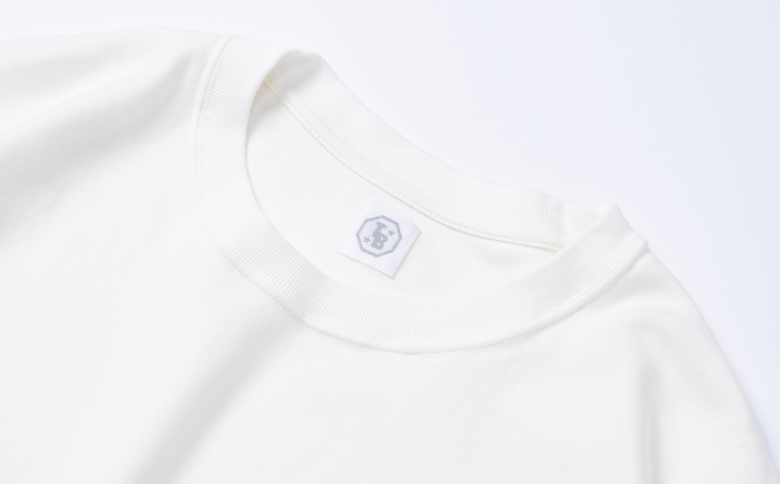 橘織物　LONG SLEEVE T-SHIRT White （009_5225）