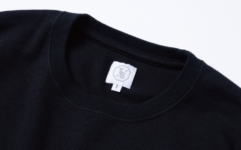 橘織物　SHORT-SLEEVED T-SHIRT Black （009_5226）