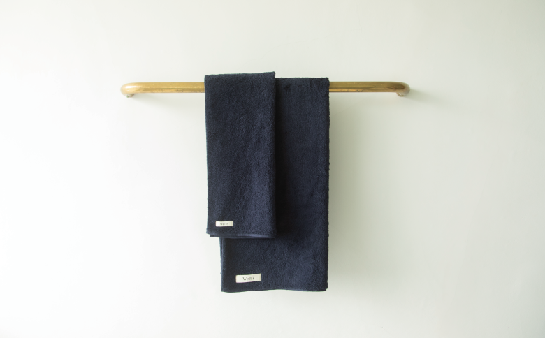 Wellis【極上の肌心地】フェイスタオル４枚・バスタオル２枚　ギフトセット　グレー（009_5035_02）