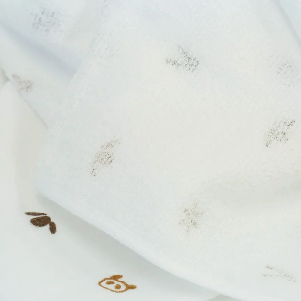 松藤テリー　MatsuFujiガーゼ　リボーン・ザ・プリント（動物）フェイスタオル2枚（009_5191）