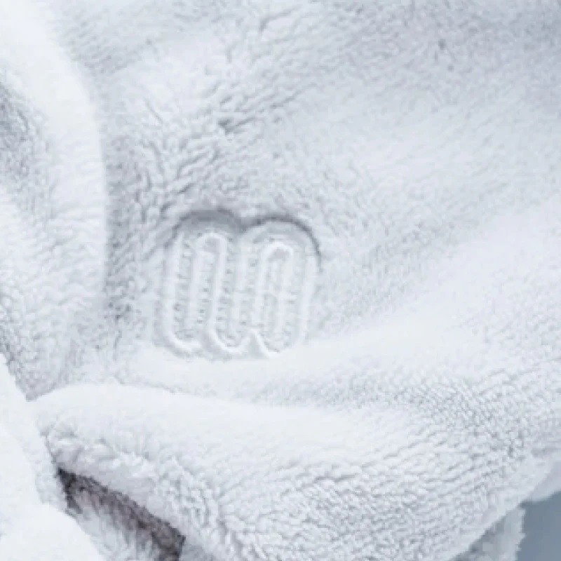 【mofumo】美髪専用ナイトケアタオル （ライトグレー）（031_5006）