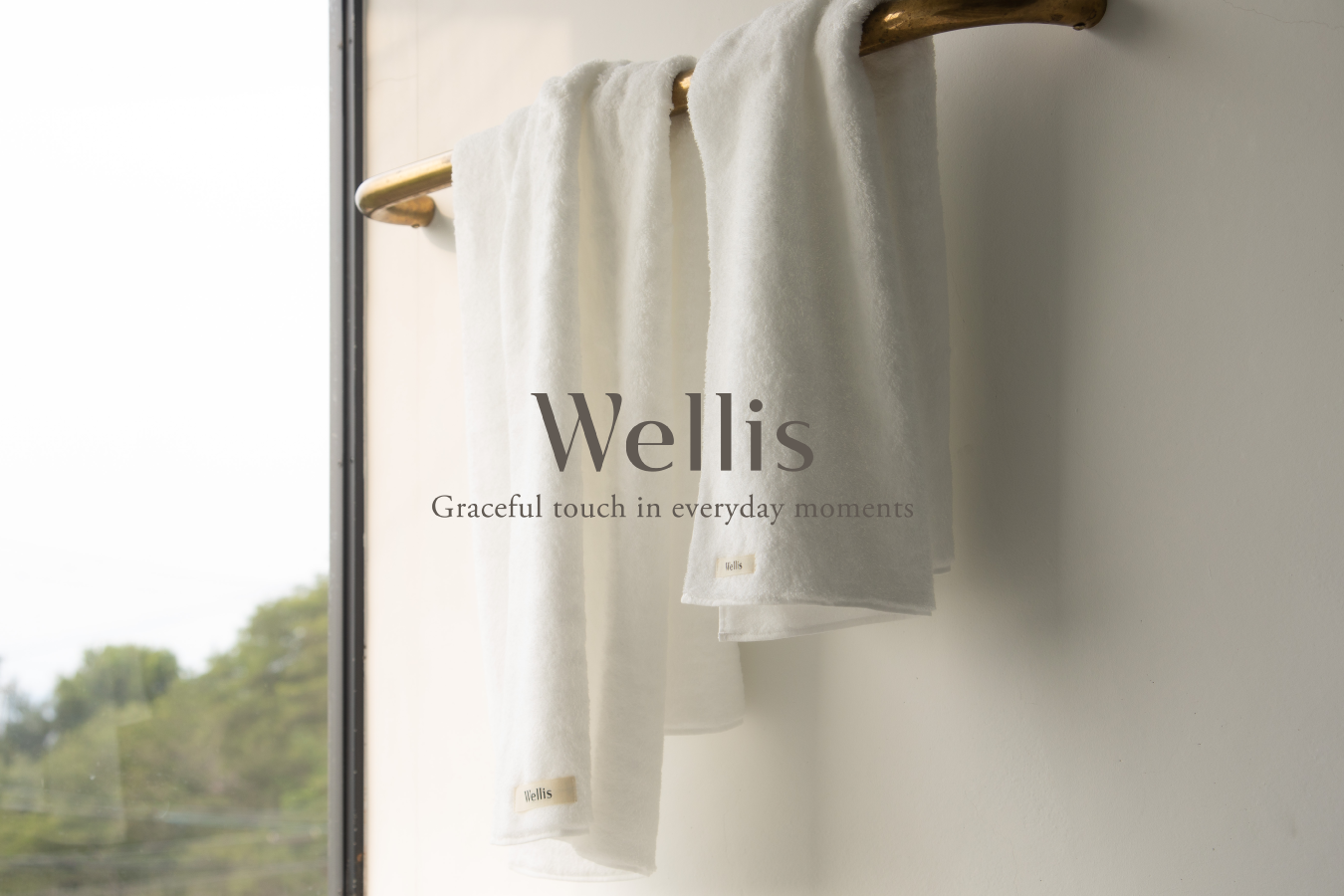 【ＡＮＡ限定】Wellis タオルハンカチ２枚・ウォッシュタオル4枚・フェイスタオル４枚　ナチュラルホワイト・ボルドー（009_5151）