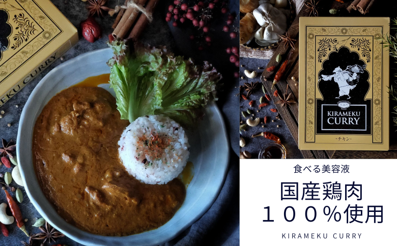 レトルトカレー KIRAMEKU CURRY（チキン）１０個（021_5005）