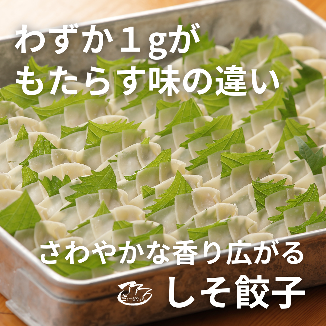 【ANA限定】③ぎょーざやさんのしそ餃子72個入り（027_5005）※北海道・沖縄・離島への配送不可