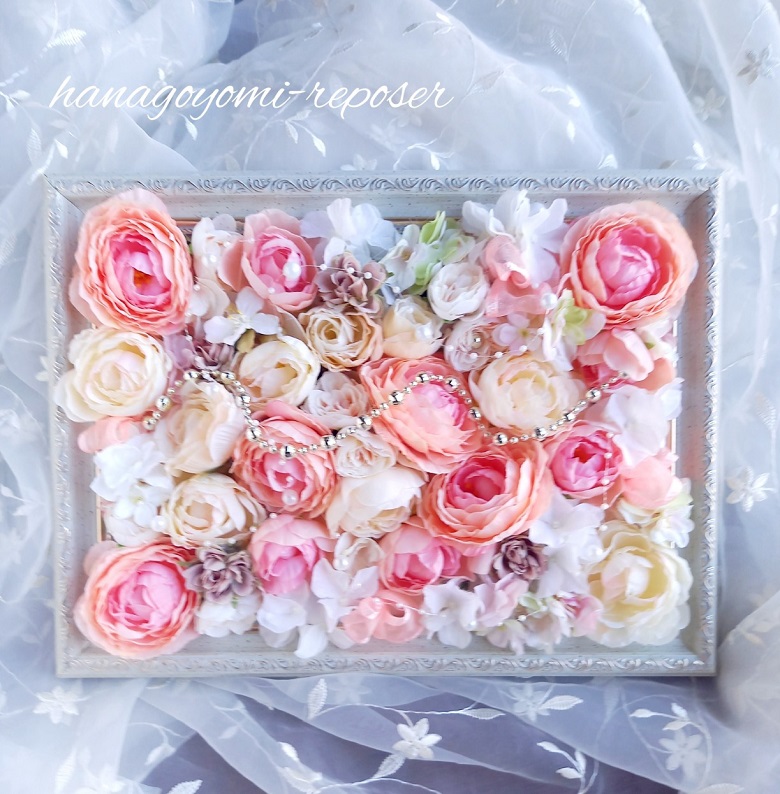 額縁フラワーアレンジメント（036_5001）