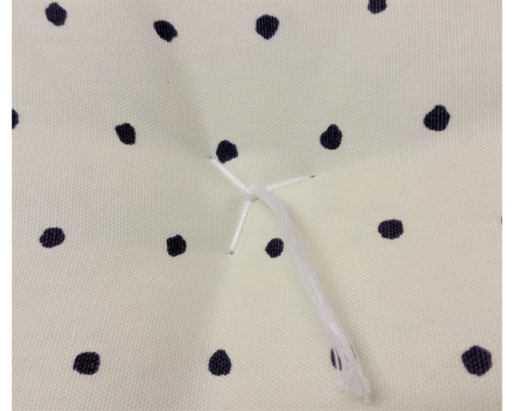 角丸小座布団　白　1枚