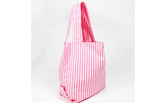 手作りエコバッグキット・蛍光ピンク