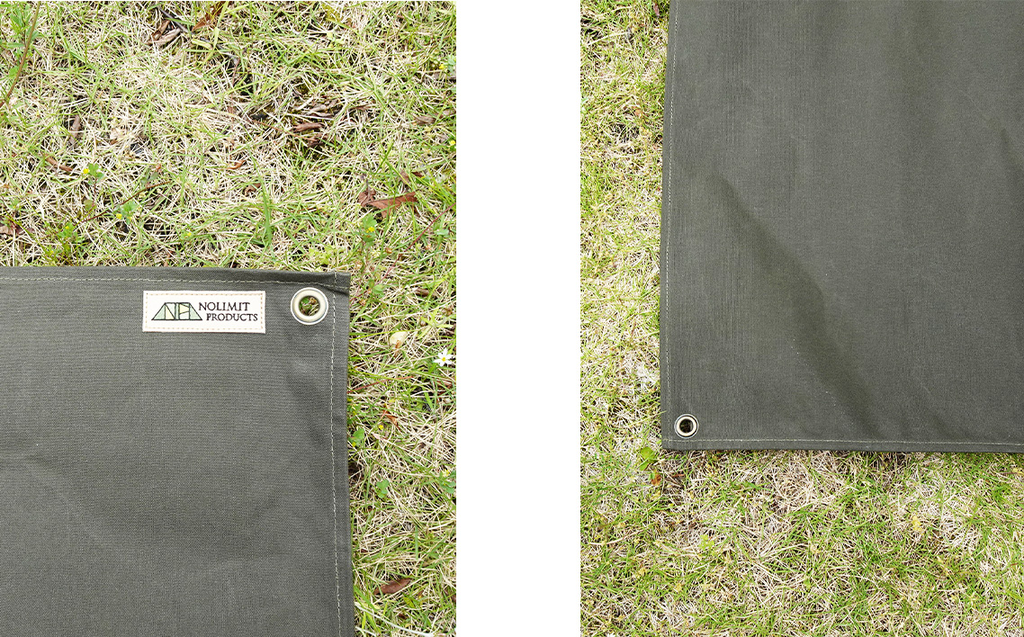 【フェス・キャンプに最適】帆布グランドシート