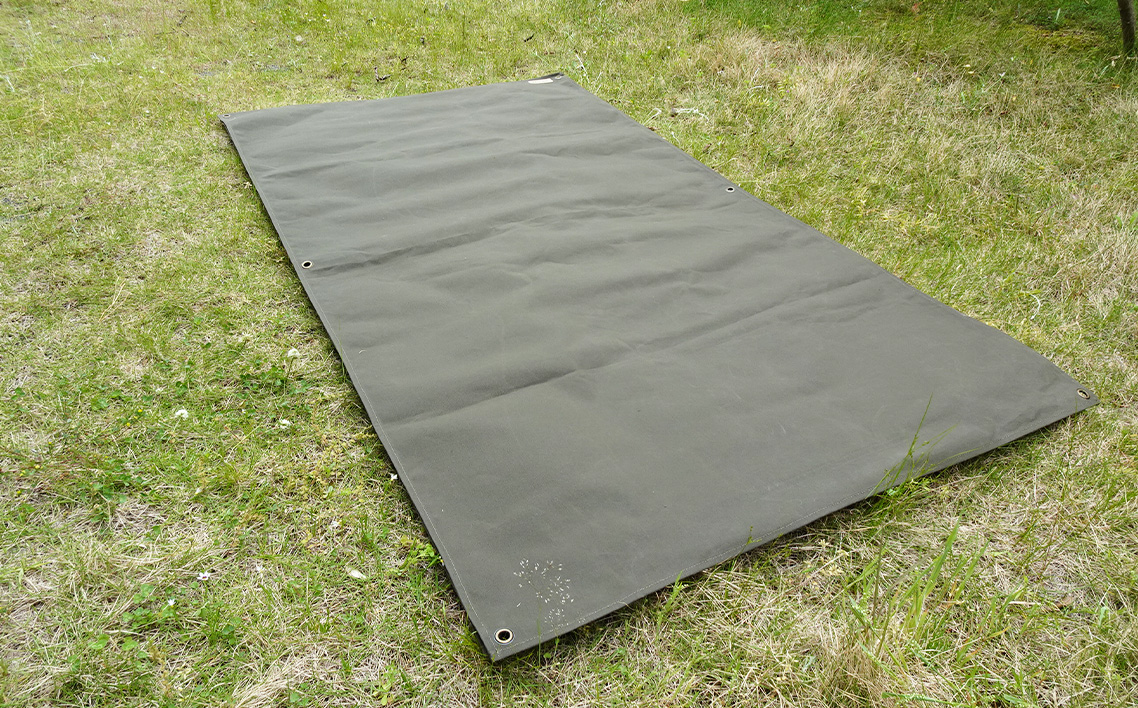 【フェス・キャンプに最適】帆布グランドシート