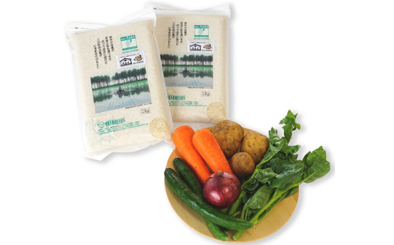 旬の野菜と米セット（冷蔵）