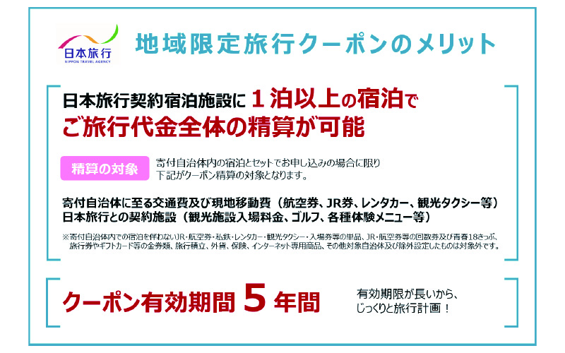 兵庫県　日本旅行　地域限定旅行クーポン【30,000円分】