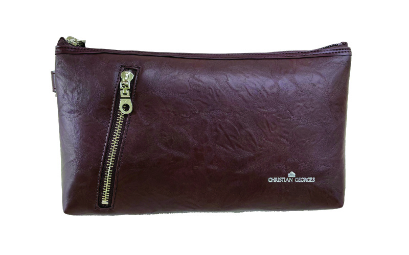 豊岡製ミニショルダーバッグ（チョコ）