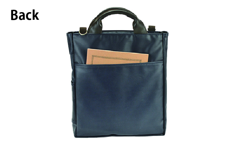 ブレザークラブ　PVC加工2本手縦型ショルダー　カーキ