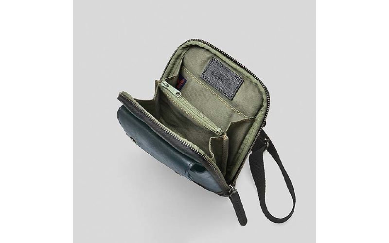 豊岡鞄 ウォレットショルダーバッグ ブラック