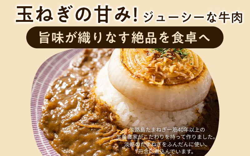 淡路島の牛肉とたまねぎ使用　今井ファームビーフカレー　9食