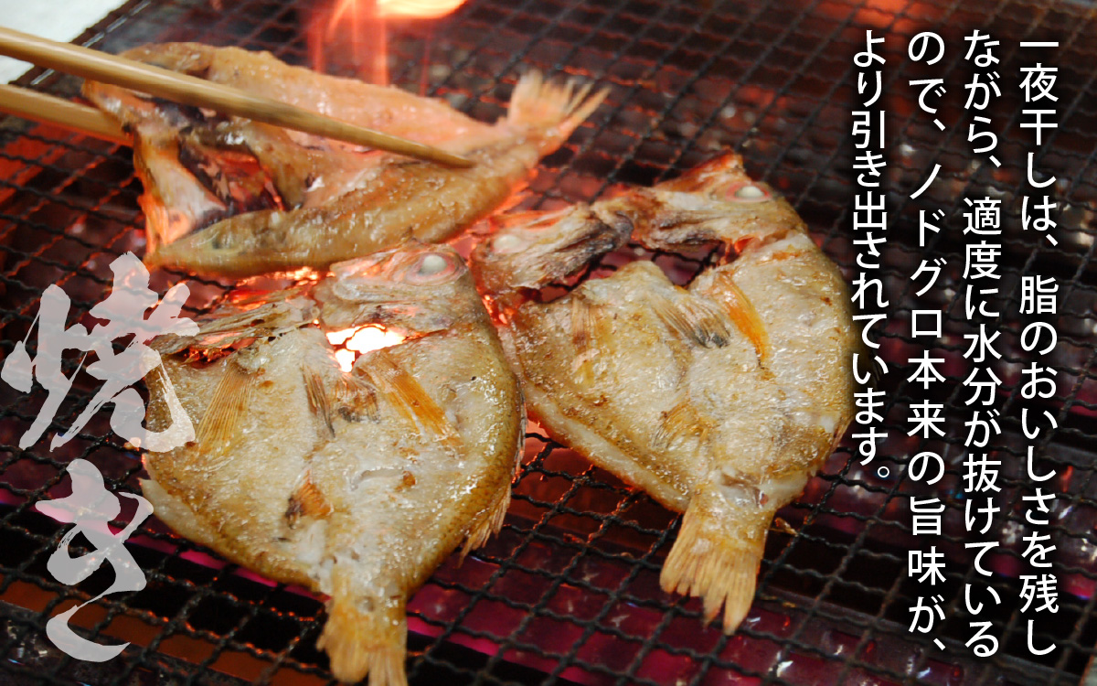 【数量限定】のどぐろ（赤睦）開き一夜干し 中型サイズ（120～150g） 3枚 個包装