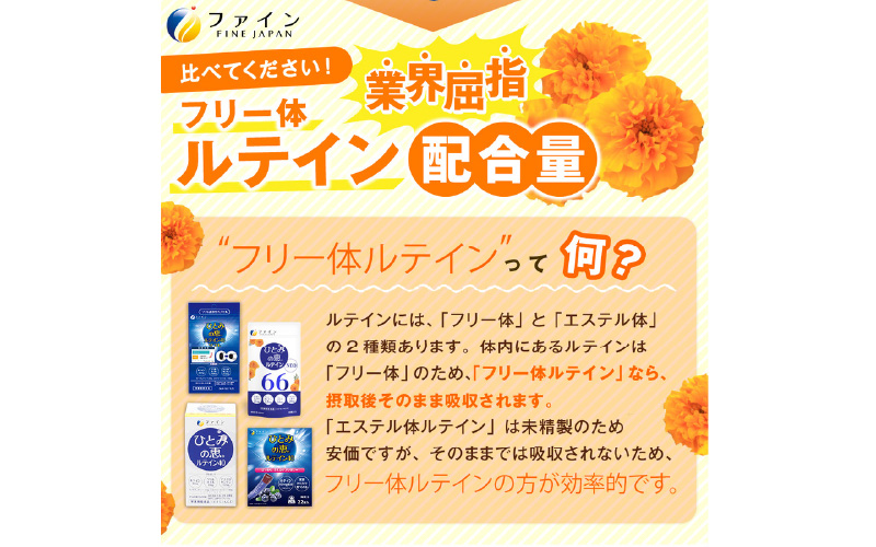 【アイケア】ひとみの恵ルテイン66 90粒 5個セット