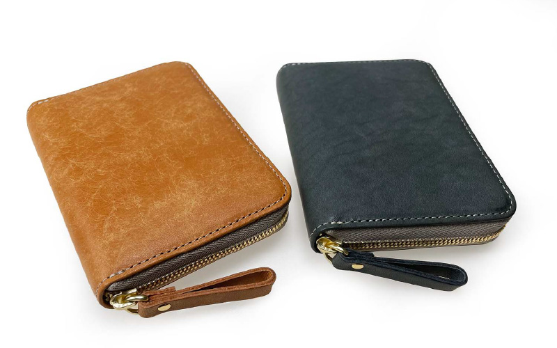 【豊岡財布】コンパクト財布　チャコール