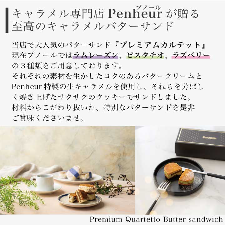 【Penheur】プレミアム・カルテット ピスタチオ 6個