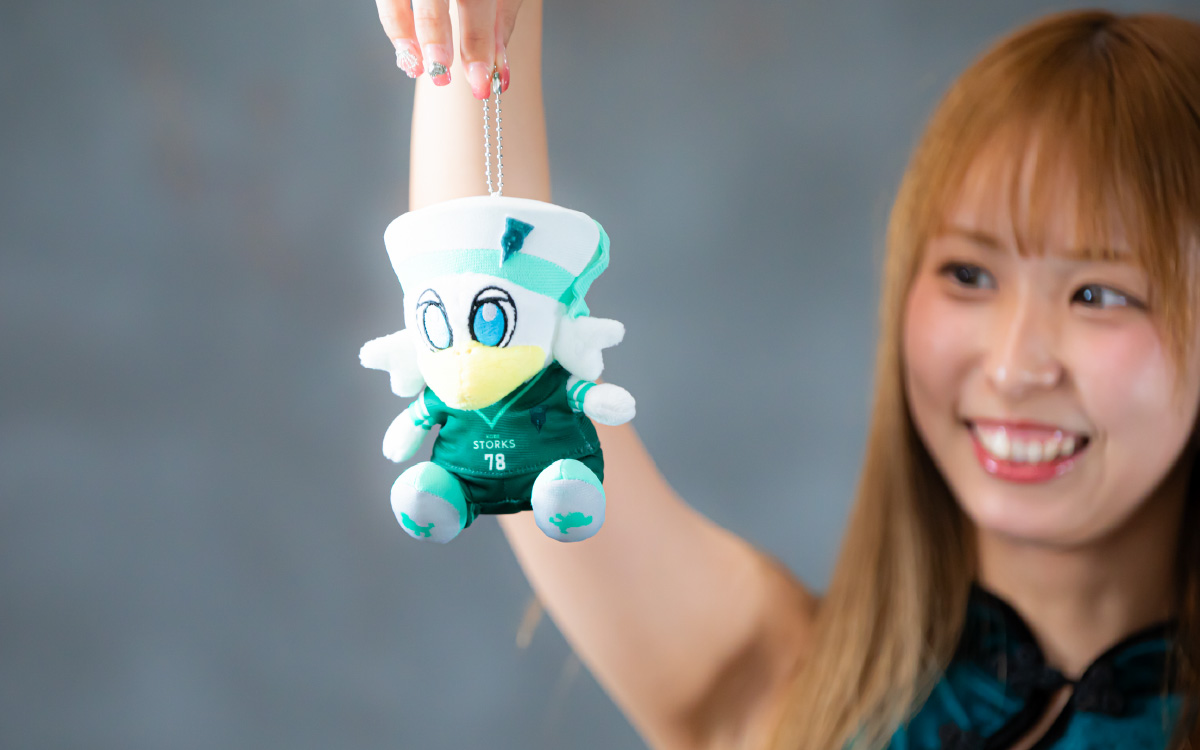 【神戸ストークス】 ストーキーぬいぐるみキーホルダー