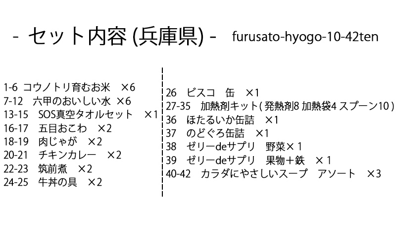 【人と防災未来センター協力】非常食セット3日分 42点 防災 兵庫県産
