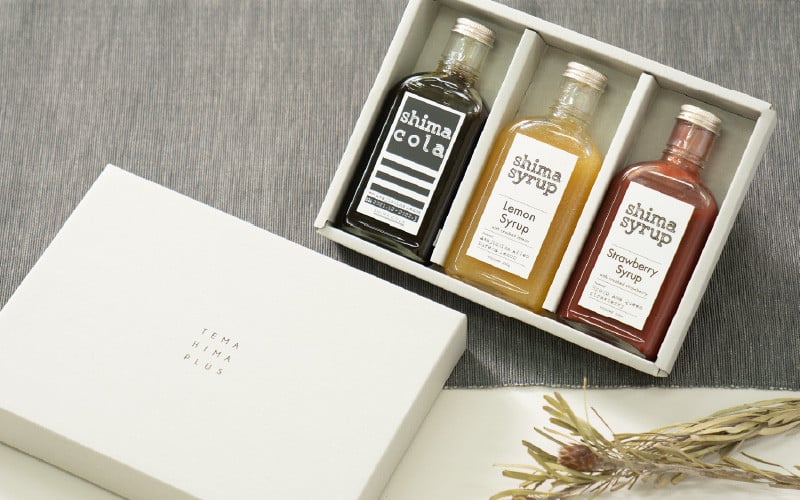 【ギフトBOX付き】兵庫県産フルーツを使ったシロップ3本セット