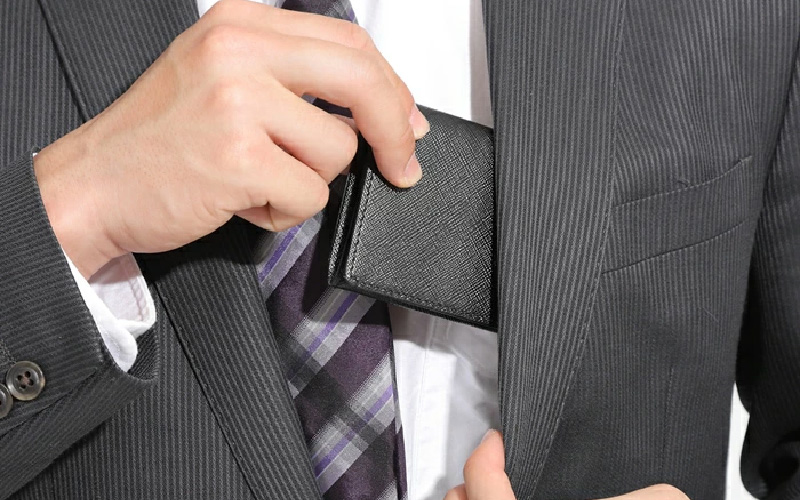 サフィアーノ　ラウンド長財布・パスケースセット　ブラウン