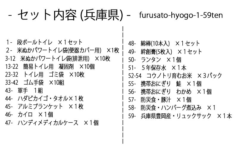 豊岡市産 段ボールトイレ付非常用防災セット 1人用 59点 ブラック【 防災グッズ 防災用品 防災リュック 地震対策 災害対策 非常時 備え 対策 保存食 お水 飲料水 防災セット トイレ 段ボール 備蓄 非常用 簡易 非常食 簡易トイレ 5年保存 長期保存 災害 非常用 】