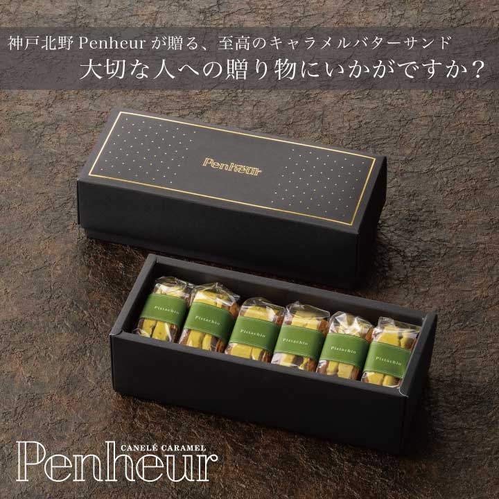 【Penheur】プレミアム・カルテット ピスタチオ 6個