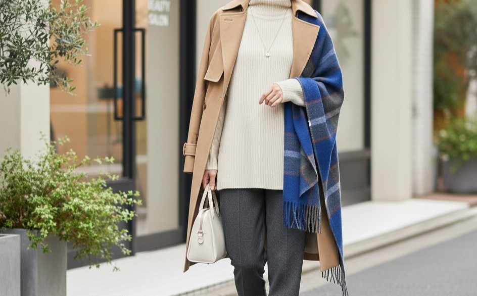 【神戸タータン】ウールストール