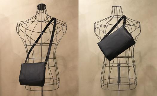 【alto.】スマートショルダーバッグ／サコッシュ AKEB-3102（ブラック）