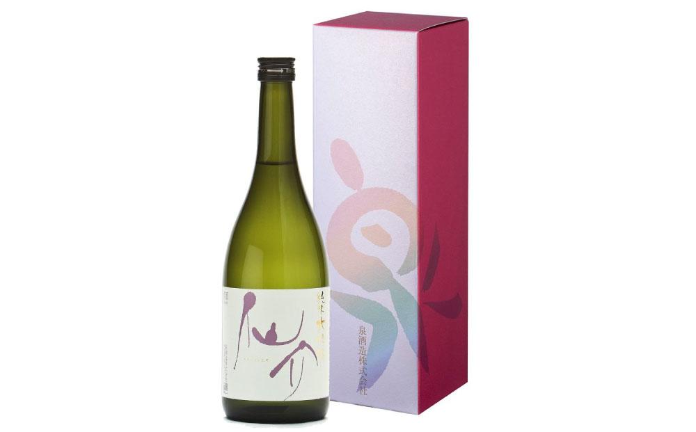 仙介 純米大吟醸 化粧箱（ピンク）入　720ml