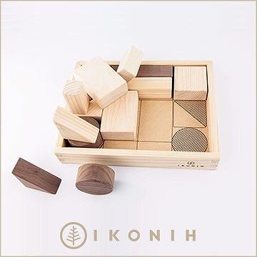 桧のおもちゃ　アイコニー　積み木 IKONIH　Building Block