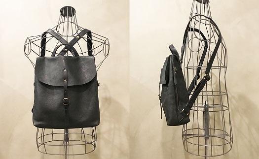 【alto.】フラップリュック（Ｍ） AMSB-1705（ブラック）