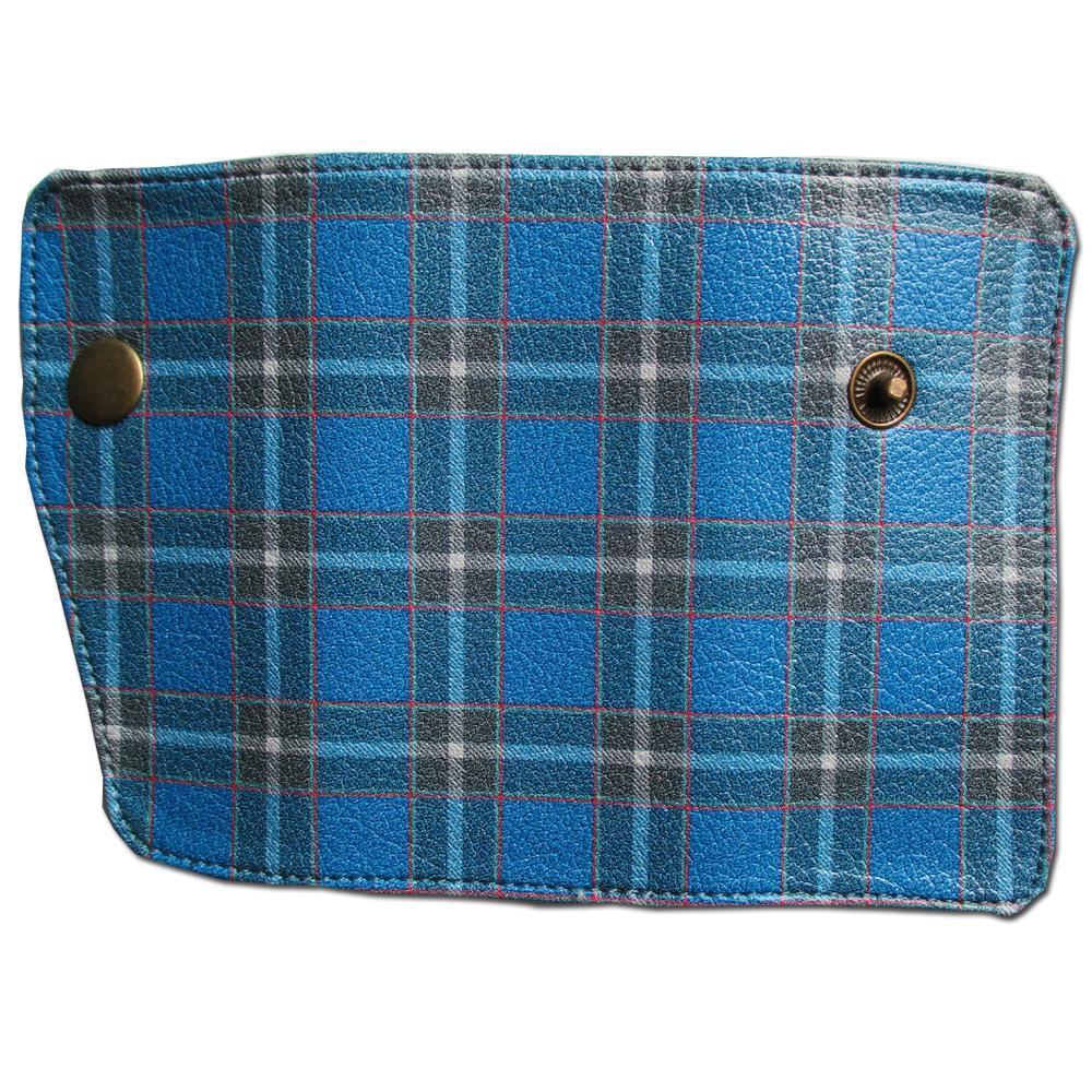 神戸タータン オリジナルキーケース  ネイビーブルー