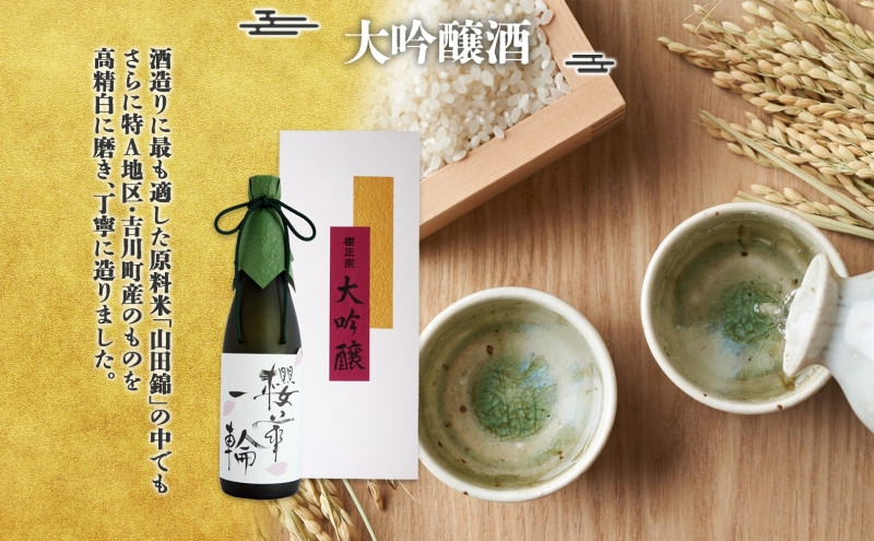 【無地熨斗】大吟醸 櫻華一輪（720ml×1本）