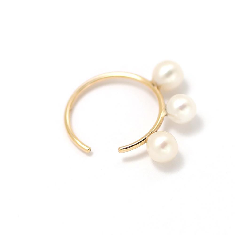 ベビーアコヤパールイヤーカフ【K18YG】