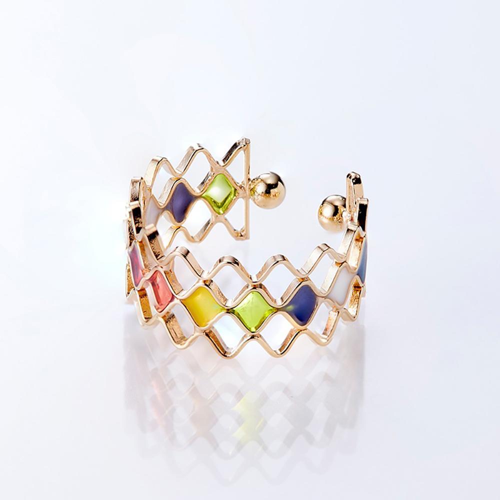 ルミネマルチカラーイヤーカフ【K10YG】