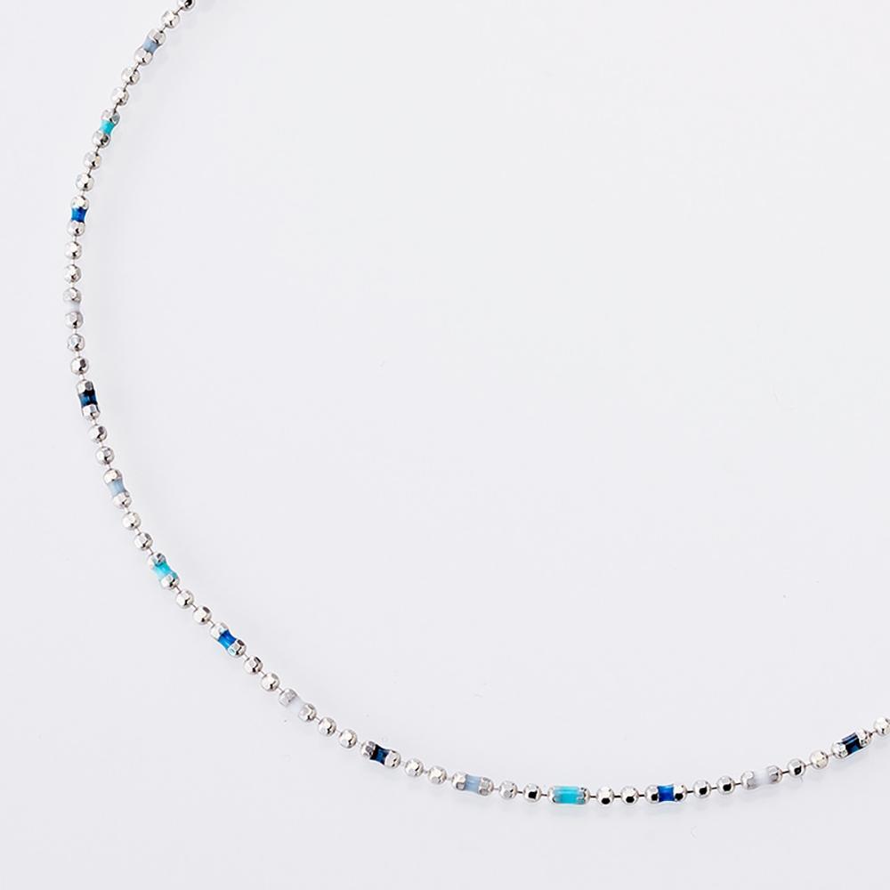 ルミネブルーグラデーションブレスレット【Pt850】