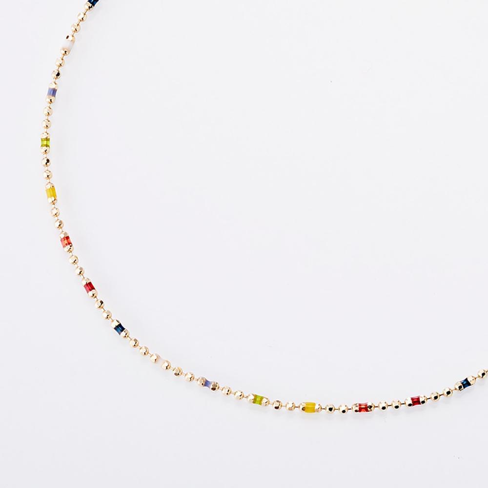 ルミネマルチカラーブレスレット【K10YG】