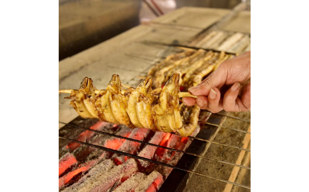 焼きあなご1串・蒲焼きうなぎ2尾食べ比べセット