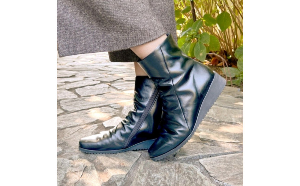 【神戸靴】履いてる方が心地いい職人手作りブーツ（撥水革＆防滑底使用）