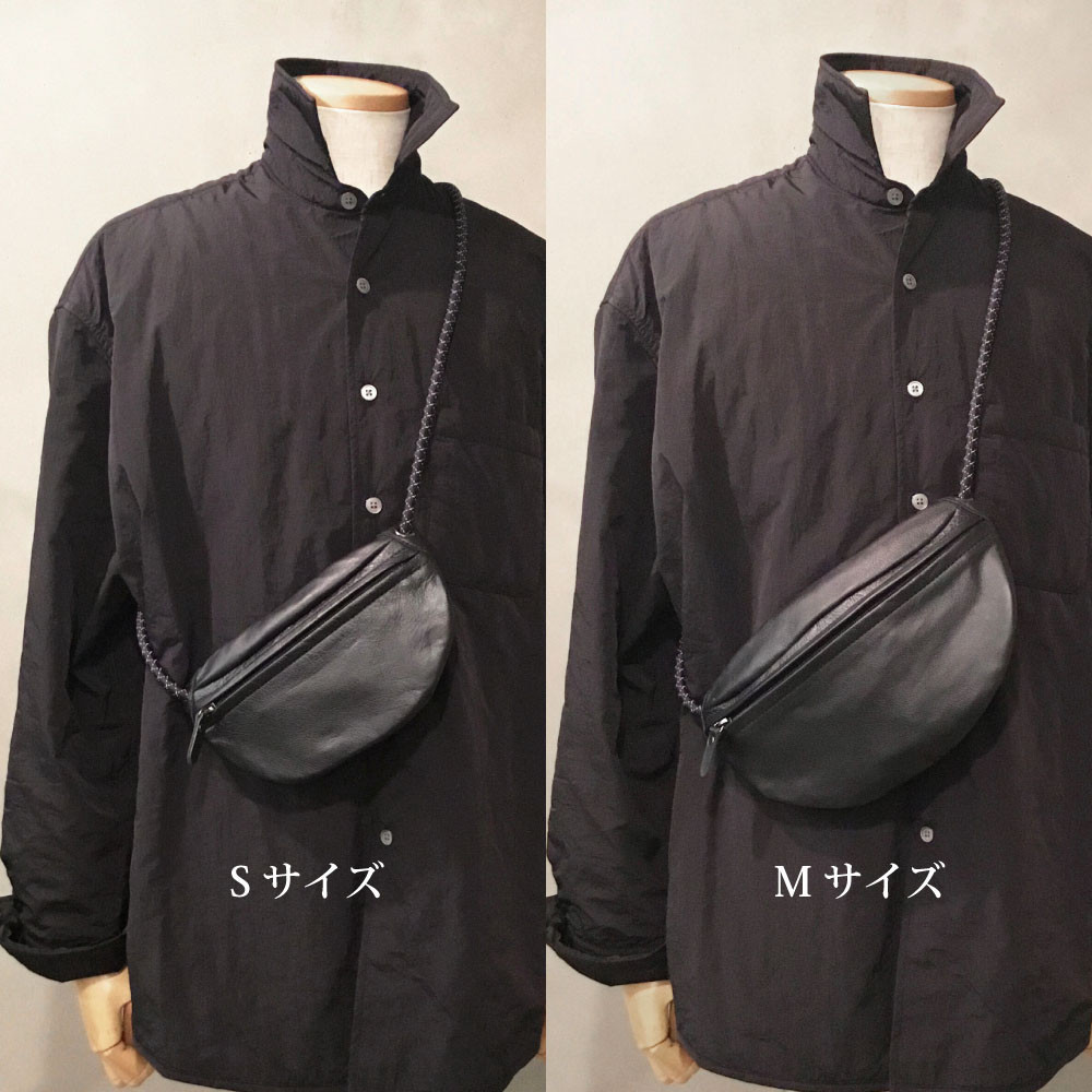 【-LESS PREVAIL】Revive／キーリングスライドボディバッグ　Ｓ　（ブラック）　PSTB-6005