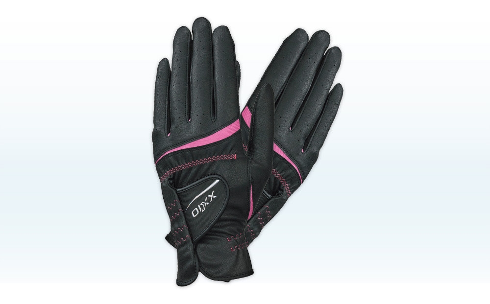 【高島屋選定品】ゼクシオレディースグローブ GGG-X022WW両手用 ブラック18cm