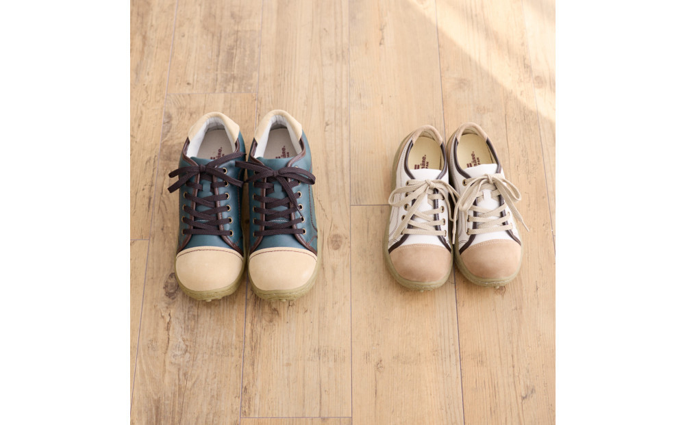 メンズポルカ｜ポルカ｜アイボリー  SS【40】(25.5cm) メンズ スニーカー 幅広 甲高 外反母趾 ゆったり 3E 大人気 厚底 靴